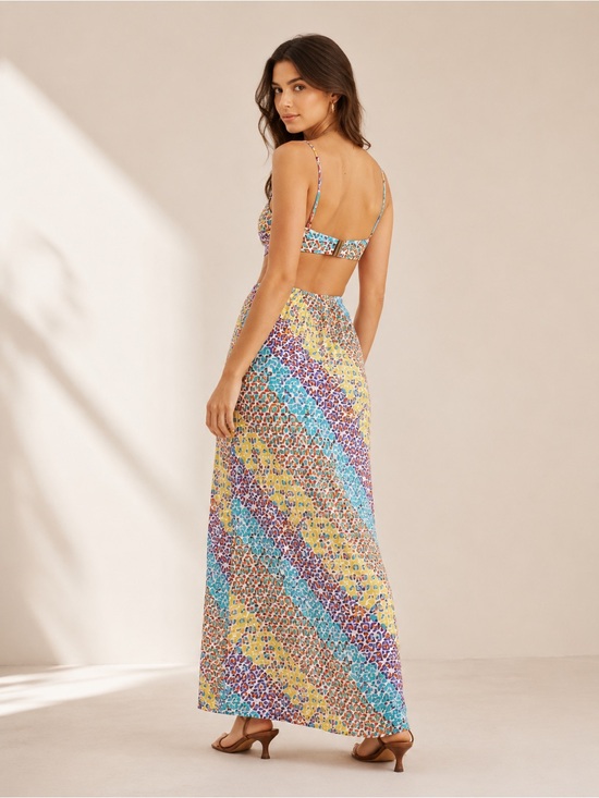 Free People Dresses & Skirts - Free‎ People Kaleidoscope Dreams Midi Dress- last piece